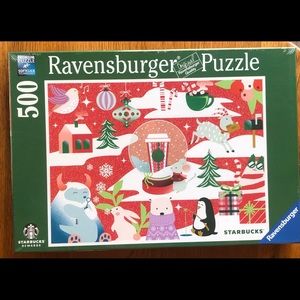 Unopened Starbucks Ravensburger jigsaw puzzle 2021 edition